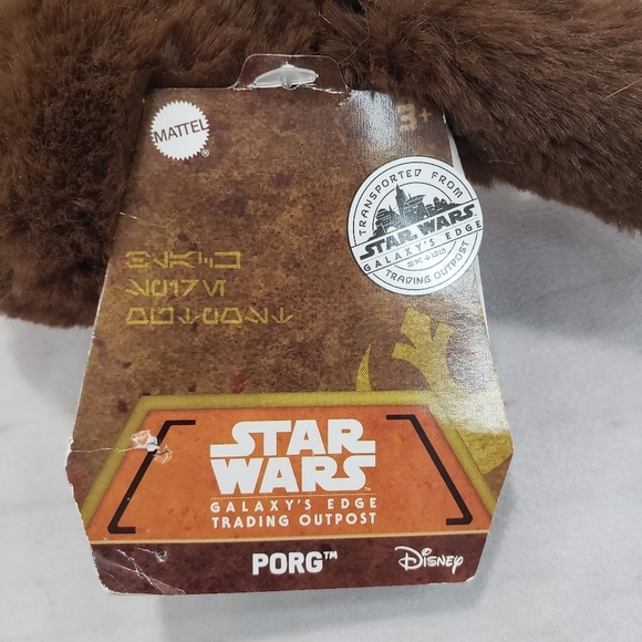Disney Star Wars Porg Galaxy's Edge Trading Outpost Talking Plush Mattel 7 Inch - Picture 6 of 12